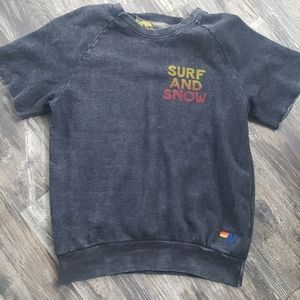 Aviator Nation short sleeve sweatshirt M